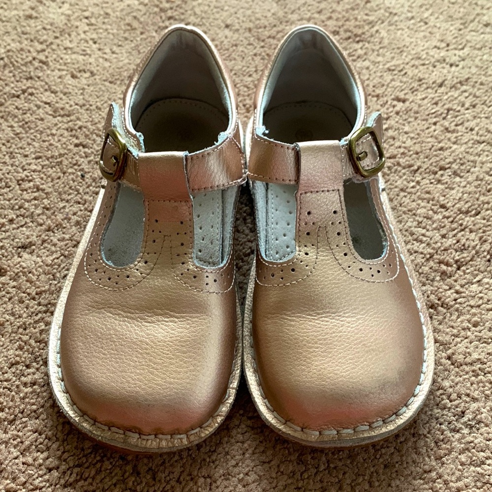 L’amour,  rose gold, t-strap, MaryJanes, size 13